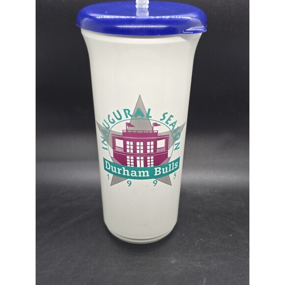 1995 Inaugural Season Durham Bulls 8" 32oz Tumbler Sport Quart Great Condition - Picture 4 of 12